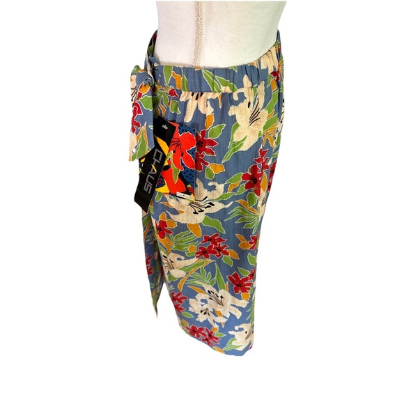 Vintage Chaus Women 2Pc Jacket & Skirt Floral Chip 100% Cotton Gauze Size 12 NOS - Picture 11 of 16